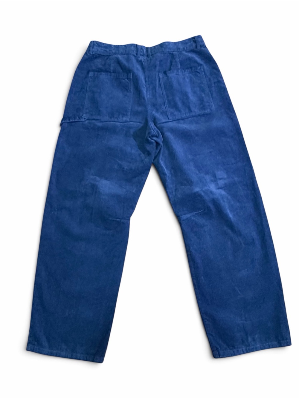 Poetry Blue Corduroy Wide Leg Utility Pants Trousers Size US 12 - Picture 3 of 10